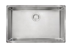 FRANKE Franke CUX11027-ADA Cube 28.5-in. x 17.75-in. No Hole Stainless Steel Single Bowl Undermount Kitchen Sink