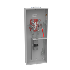 MILBANK Milbank U3791N-RXL-100-5T9-AMS Single Position Meter Socket 200 Amp 1 Phase Ringless Lever 5 Term OH UG 240V