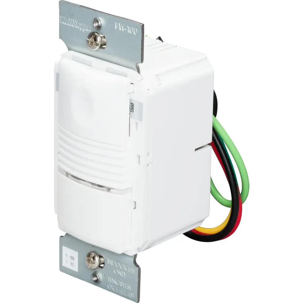 WATTSTOPPER Wattstopper PW-100-W PIR Wall Switch Occupancy Sensor 120/277 VAC