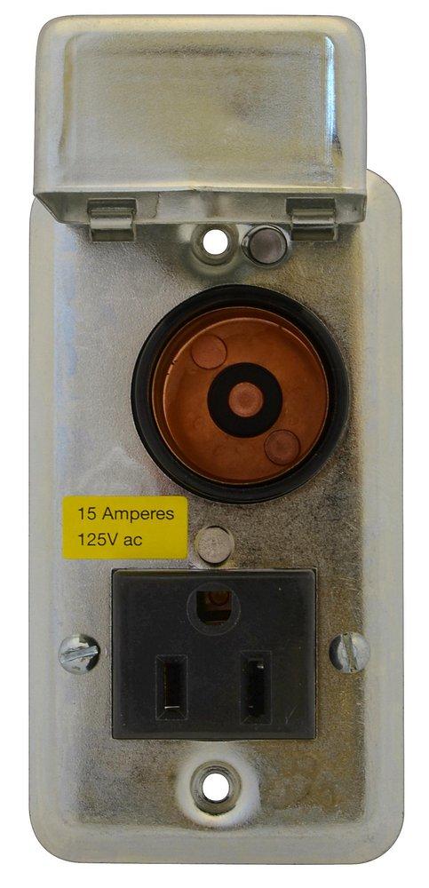 EATON Bussmann SRU 15A Indicating Fuse Cover 125 VAC