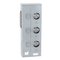 SCHNEIDER ELECTRIC Square D EZML333225 Square D EZ Meter Pak 225 Amp 3-Socket 208Y/120V Lever Bypass Ringless