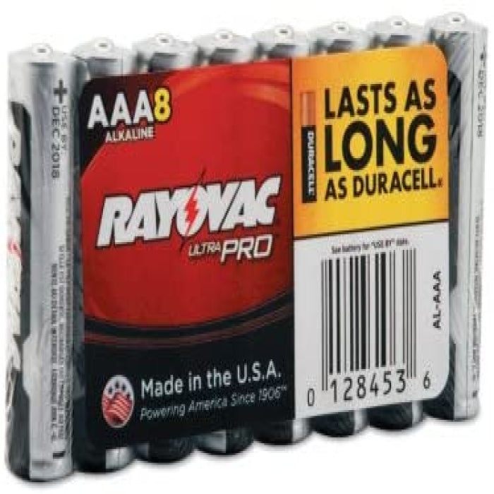 RAYOVAC Rayovac ALAAA-8J AAA 8-Pack Ultra Pro Alkaline Batteries