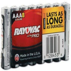 RAYOVAC Rayovac ALAAA-8J AAA 8-Pack Ultra Pro Alkaline Batteries