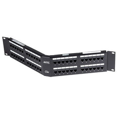 OCC OCC DCC2488/110A5E-R Network Patch Panel, PP 24 Port A5E T568B/T568A