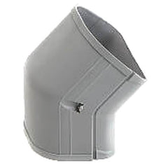 FORTRESS Fortress 84341 4.5 45 Outside Vertical Elbow LCFO122G Gray