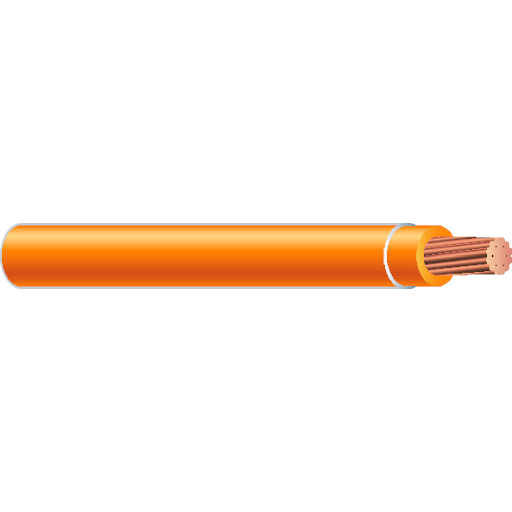 DIVERSITECH Southwire 58019605 THHN #12 Stranded Copper ORANGE Wire 2000FT SIMpull CoilPAK