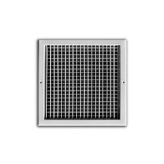 TRUAIRE TRUaire 220VO 12 inch x 12 inch White Adjustable Double Deflection Wall Ceiling Register with Opposed Blade Damper