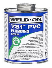 WELD-ON Weld-On 14009 CMT14PTPVCC 1/4-PINT PVC CLEAR MEDIUM BODY CEMENT