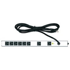 MIDDLE ATLANTIC Middle Atlantic PWR-8-V Essex Power Strip 15A 8 Outlet Vertical Surge Protection