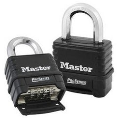 MASTER LOCK Master Lock 1178D Combination Padlock Numeric Proseries Resettable 2-1/4 Width