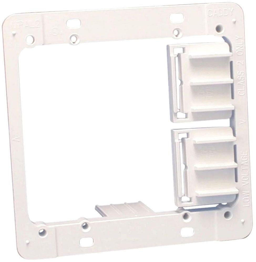 ERICO Erico MPAL2 Low Voltage Mounting Plate 2G 1/4 to 1-1/4 Inch Drywall