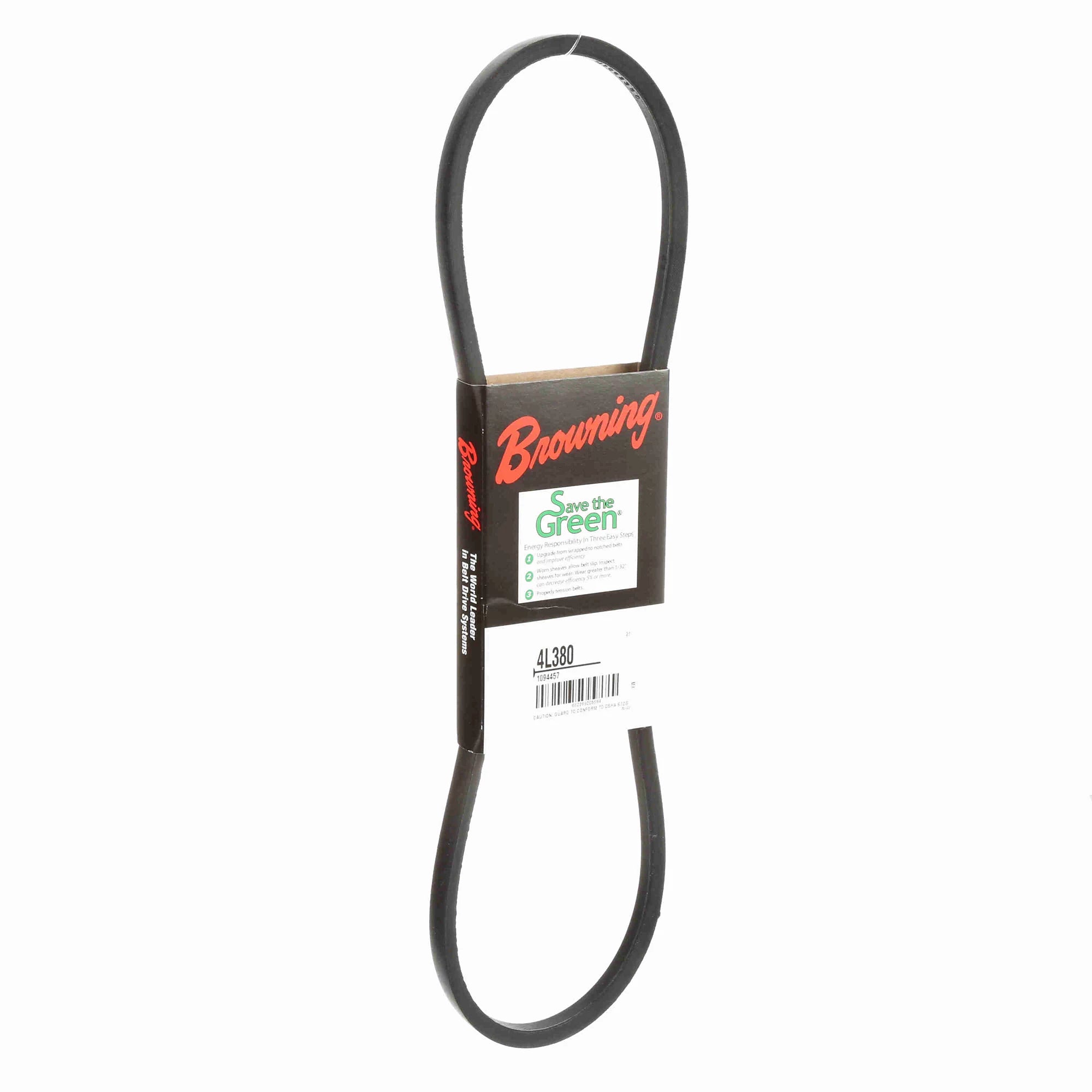 BROWNING Browning 1094457 V-Belt 4L380 FHP Belt Replacement 1094457