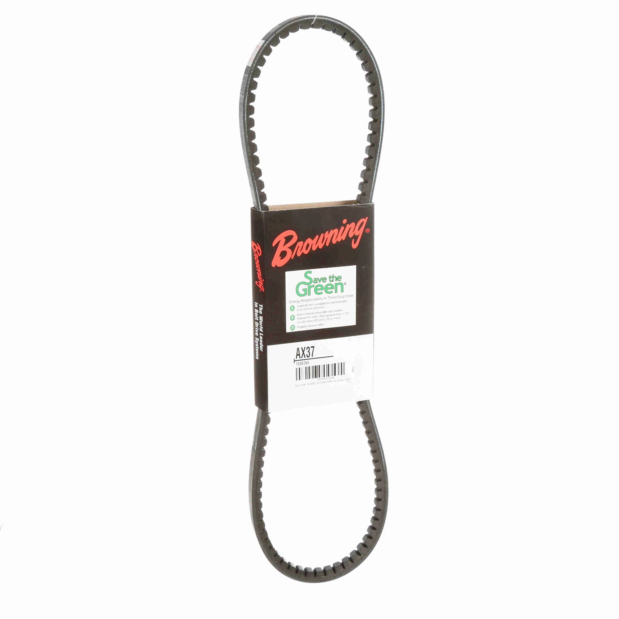 BROWNING Browning 1089366 AX37 Gripnotch Belt Cogged V-Belt