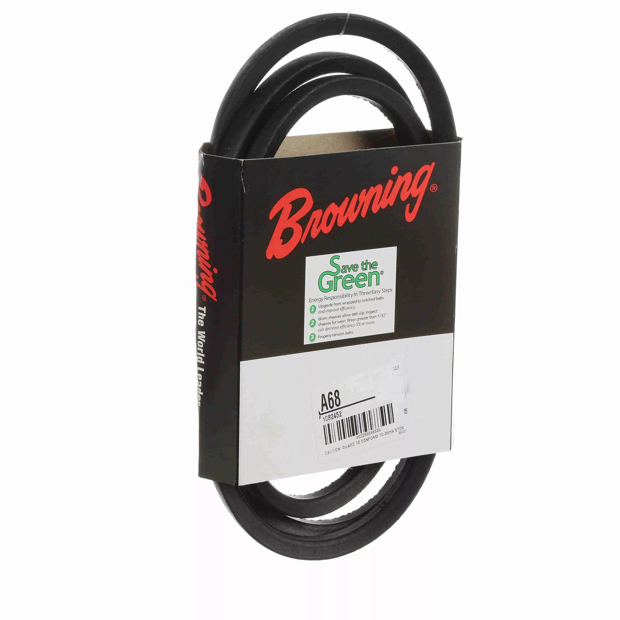 BROWNING Browning 1082452 A68 Gripbelt V-Belt High Performance