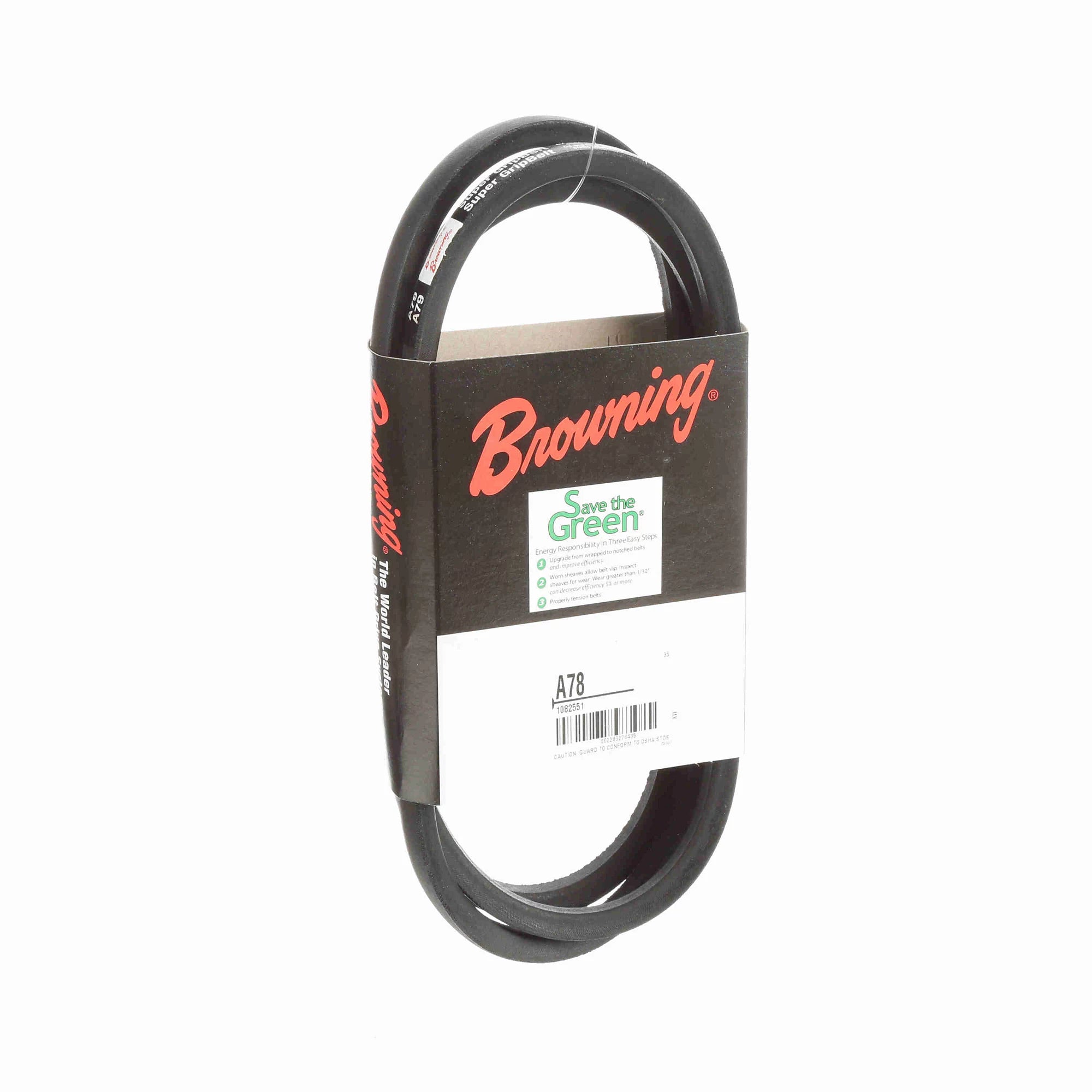 BROWNING Browning 1082551 A78 Super Gripbelt 1/2 X 5/16 Inch 80.2 Inch