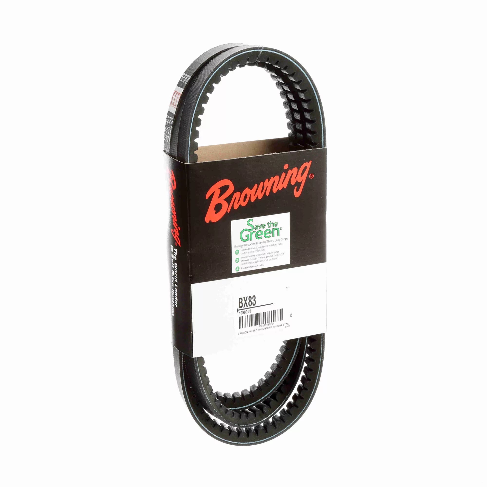 BROWNING Browning 1089960 BX83 Gripnotch V-Belt Cogged 86 Inches Replacement 1089960