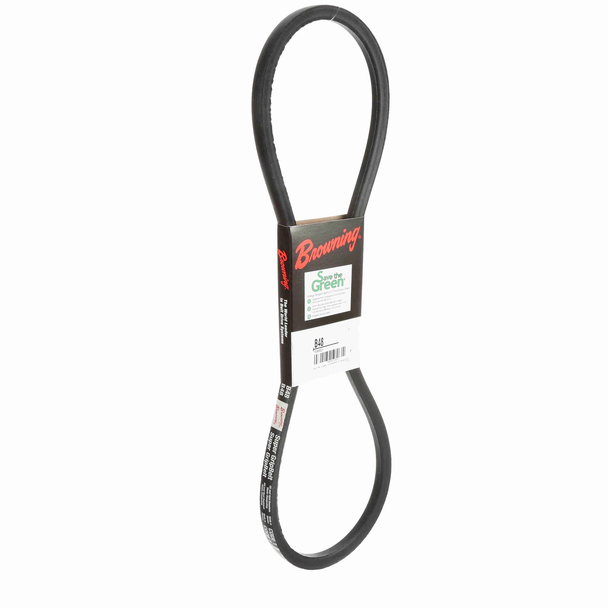 BROWNING Browning 1083021 B48 Gripbelt V-Belt for Increased Horsepower Capacity