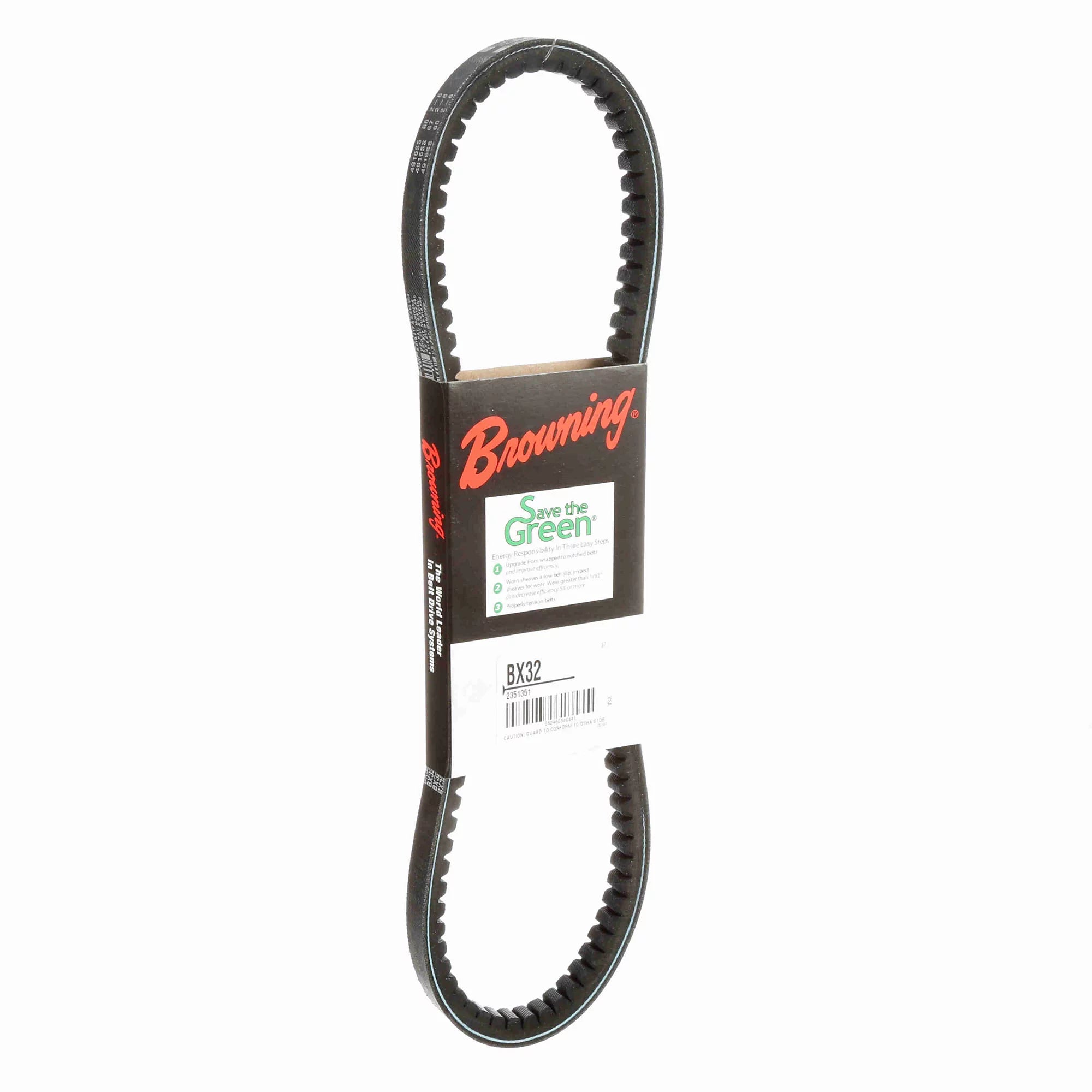 BROWNING Browning 2351351 BX32 Gripnotch Belt Cogged V-Belt 35 Inches Replacement 2351351