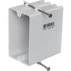 LEGRAND Pass & Seymour P122R Switch and Outlet Box, Single-Gang, Deep, With Threaded Mounting Holes