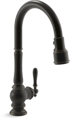 KOHLER KOHLER 99259-2BZ Artifacts Single Handle Pull Down Kitchen Faucet