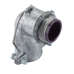 HALEX Halex 91100 3/8 in. clamp 90 degree armored cable/conduit connector (pack)