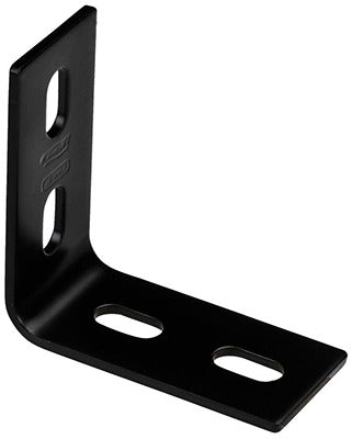 NATIONAL HARDWARE National Mfg N351-463 Corner Brace 3.1 in Black Steel 5pk