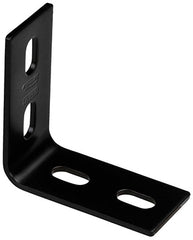 NATIONAL HARDWARE National Mfg N351-463 Corner Brace 3.1 in Black Steel 5pk