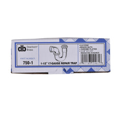 DEARBORN Dearborn 750-1 LA Code P-Trap, 1-1/2 in Nominal, Brass, Import