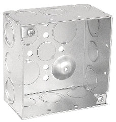 GARVIN Garvin Industries 52171-S 4 SQ Junction Box 2-1/8 Deep (6) 1/2 & (6) Combo Side KO's
