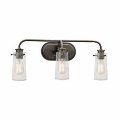 KICHLER Kichler 45459OZ Braelyn 3-Arm Bath Light 120 VAC