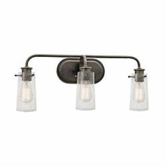 KICHLER Kichler 45459OZ Braelyn 3-Arm Bath Light 120 VAC