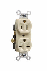LEGRAND Legrand 5290I Pass & Seymour 5290-I Hard Use Spec Grade Combination Duplex Receptacle Side Wire 15A 125/250V