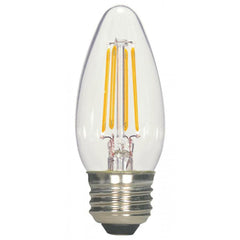 SATCO-NUVO Satco S9964 5.5 Watt C11 LED - Clear - Medium Base - 2700K - 500 Lumens - 120 Volts