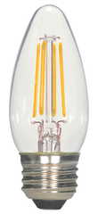 SATCO-NUVO Satco S9964 5.5 Watt C11 LED - Clear - Medium Base - 2700K - 500 Lumens - 120 Volts