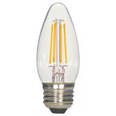 SATCO-NUVO Satco S9964 5.5 Watt C11 LED - Clear - Medium Base - 2700K - 500 Lumens - 120 Volts