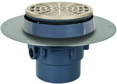 SIOUX CHIEF Sioux Chief 822-F3PNR Halo Drain 3 in. Inside Caulk Plastic Floor Drain