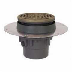 SIOUX CHIEF Sioux Chief 822-F3PNR Halo Drain 3 in. Inside Caulk Plastic Floor Drain