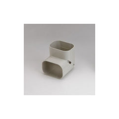 SLIMDUCT Slimduct 86122 3-3/4 in. 90 Degree Vertical Elbow in Ivory