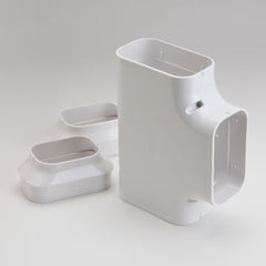 SLIMDUCT Slimduct 85215 5-1/2 in. Tee in White