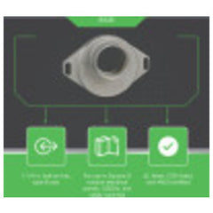 SCHNEIDER ELECTRIC Square D B125 Hub 1.25 Inches Rainproof For Rb Devices