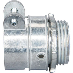 TOPAZ Topaz 152 3/4 BX Flex Connector, Straight, Squeeze Type, Die-Cast Zinc