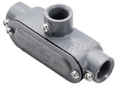 TOPAZ Topaz ET2CG 3/4 Aluminum EMTT Conduit Body