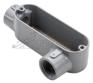 TOPAZ Topaz LL1 1/2 Aluminum RigidLL Conduit Body