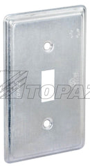TOPAZ Topaz C1153 4 X 2 Steel Rectangular Cover Toggle Switch
