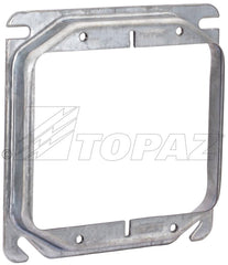 TOPAZ Topaz R2242 4 Square Steel Ring Raised 1/2 2-GANG 5.4CU