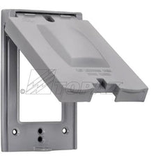 TOPAZ Topaz WC1V12 1-Gang Gray Weatherproof Cover