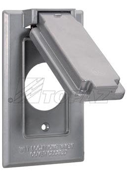 TOPAZ Topaz WCV11 Single (OBS) Receptacle/Switch Weatherproof