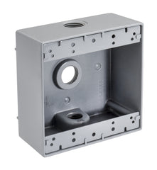 TOPAZ Topaz WB2350 1/2 3-Hole Weatherproof Gang Box