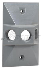 TOPAZ Topaz WCR1350 3-Hole Receptacle Cover