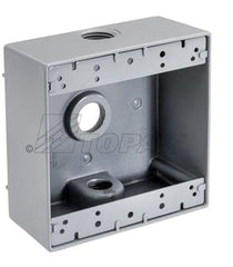 TOPAZ Topaz WB23100 Weatherproof Box 1 2-Gang 3-Hole Replacement MPN